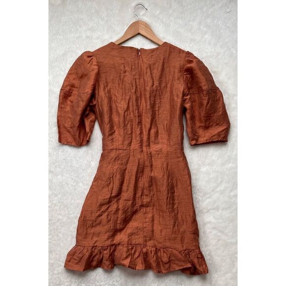 Lost & Wander Pacific Grove Mini Dress in Brown, Size XS - Picture 13 of 16